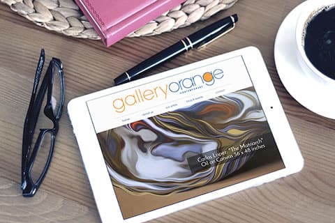 Announcing our recently completed responsive website: Gallery Orange