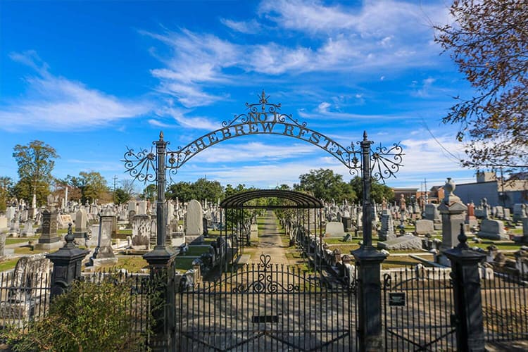 Hebrew Rest Cemetery Association is charged with the upkeep and maintenance of Hebrew Rest cemeteries in Gentilly and Dispersed of Judah Cemetery on Canal Street to serve the needs of members of Touro Synagogue and Congregation Temple Sinai as well as the Greater New Orleans Jewish community.